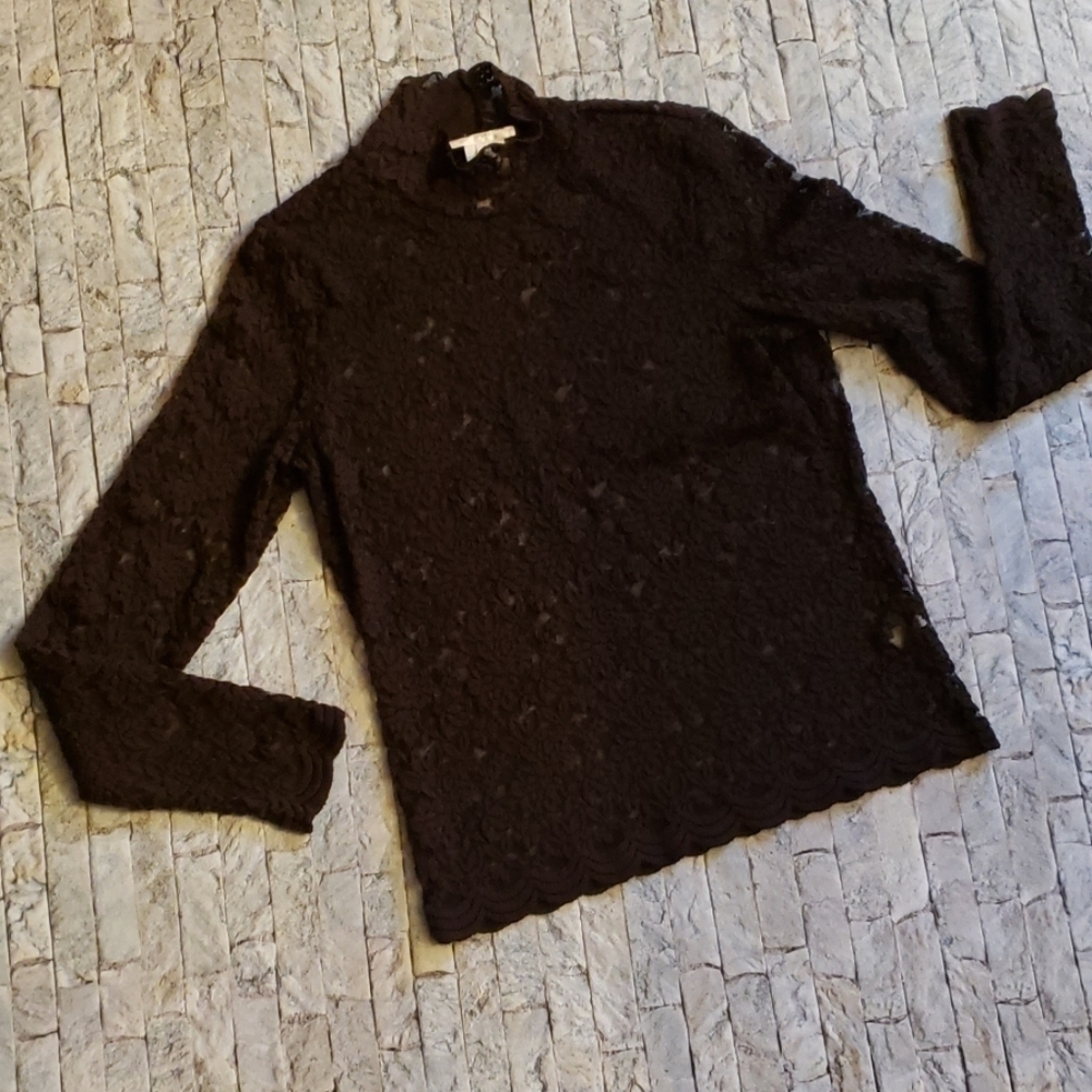 𝅺JONES NEW YORK SPORT sheer shirt size M